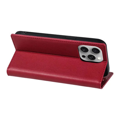 BKS-001 For iPhone 14 Pro Max Magnetic Case PU Leather Phone Stand Cover