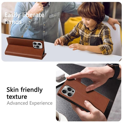 BKS-001 For iPhone 14 Pro Case Anti-drop PU Leather+TPU Phone Stand Cover