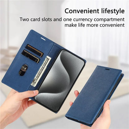 BKS-001 For iPhone 13 Pro Max 6.7 inch Phone Magnetic Case Leather Anti-fall Card Slot Cover