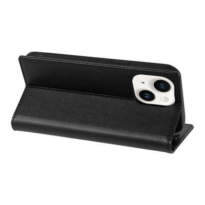 BKS-001 For iPhone 13 6.1 inch Case Leather Stand Card Slot Phone Cover with Magnetic Closure