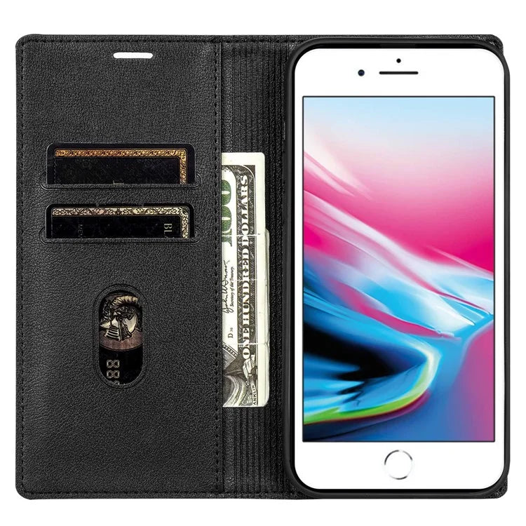 BKS-001 For iPhone 7 4.7 inch / 8 4.7 inch / SE (2022) / SE (2020) Magnetic Phone Case Leather Stand Wallet Cover
