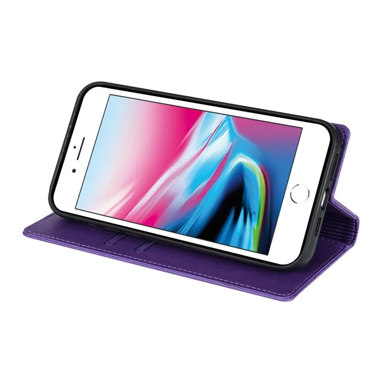 BKS-001 For iPhone 7 4.7 inch / 8 4.7 inch / SE (2022) / SE (2020) Magnetic Phone Case Leather Stand Wallet Cover