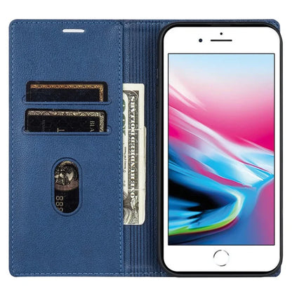 BKS-001 For iPhone 7 4.7 inch / 8 4.7 inch / SE (2022) / SE (2020) Magnetic Phone Case Leather Stand Wallet Cover