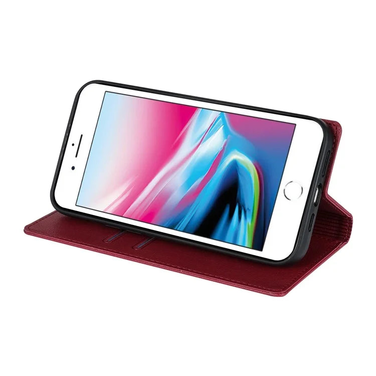 BKS-001 For iPhone 7 4.7 inch / 8 4.7 inch / SE (2022) / SE (2020) Magnetic Phone Case Leather Stand Wallet Cover