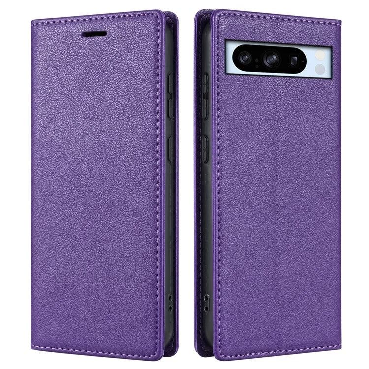 BKS-001 For Google Pixel 8 Pro Case Leather Card Slots Wallet Phone Cover