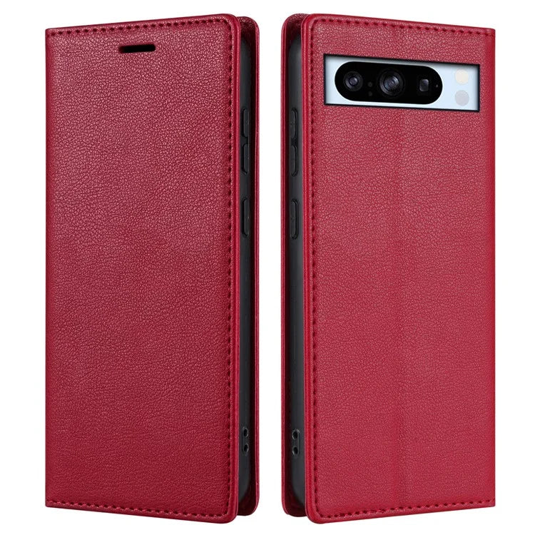 BKS-001 For Google Pixel 8 Pro Case Leather Card Slots Wallet Phone Cover