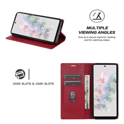 BKS-001 For Google Pixel 8 Pro Case Leather Card Slots Wallet Phone Cover