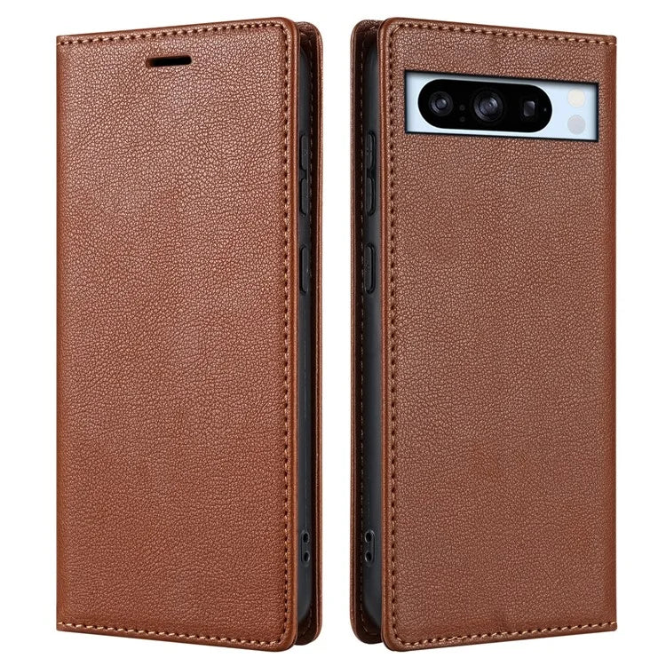 BKS-001 For Google Pixel 8 Pro Case Leather Card Slots Wallet Phone Cover