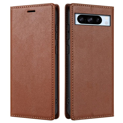 BKS-001 For Google Pixel 8 Pro Case Leather Card Slots Wallet Phone Cover