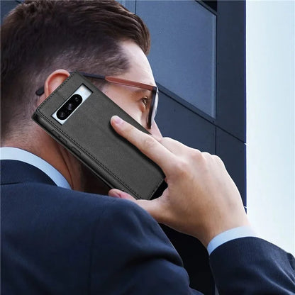 BKS-001 For Google Pixel 8 Pro Case Leather Card Slots Wallet Phone Cover