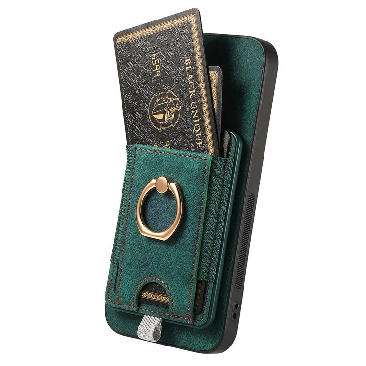 D7 For Samsung Galaxy S24+ Case Detachable Card Bag Phone Kickstand Cover