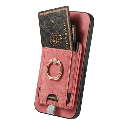 D7 For Samsung Galaxy S24 Kickstand Case Detachable Magnetic Card Holder Phone Cover