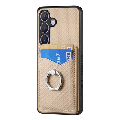 C1-8 For Samsung Galaxy S24+ Case Ring Kickstand Card Holder Phone Cover