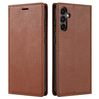 BKS-001 For Samsung Galaxy S23 FE Wallet Case PU Leather Anti-drop Cover