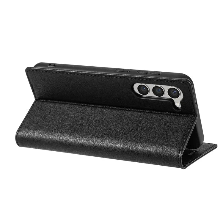 BKS-001 For Samsung Galaxy S23+ Case Magnetic Auto Closing Leather Wallet Cover