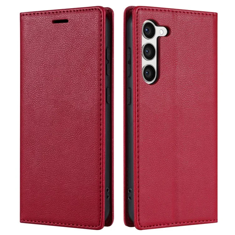 BKS-001 For Samsung Galaxy S23+ Case Magnetic Auto Closing Leather Wallet Cover