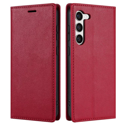BKS-001 For Samsung Galaxy S23+ Case Magnetic Auto Closing Leather Wallet Cover