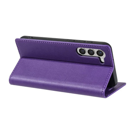 BKS-001 For Samsung Galaxy S23+ Case Magnetic Auto Closing Leather Wallet Cover