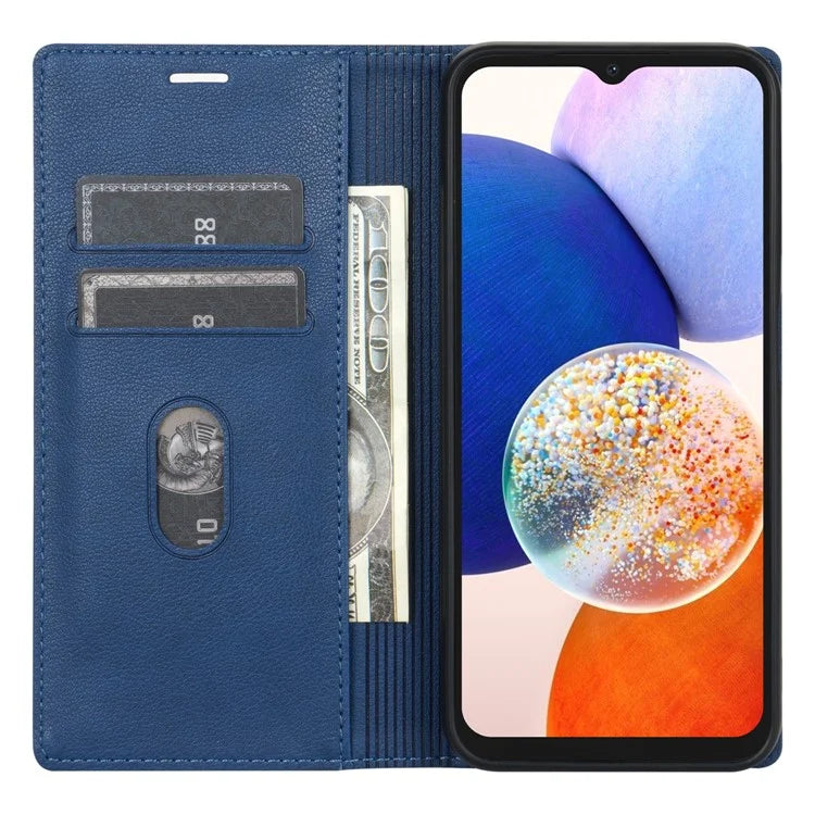 BKS-001 For Samsung Galaxy A14 5G / 4G Case Card Holder Wallet Phone Leather Cover