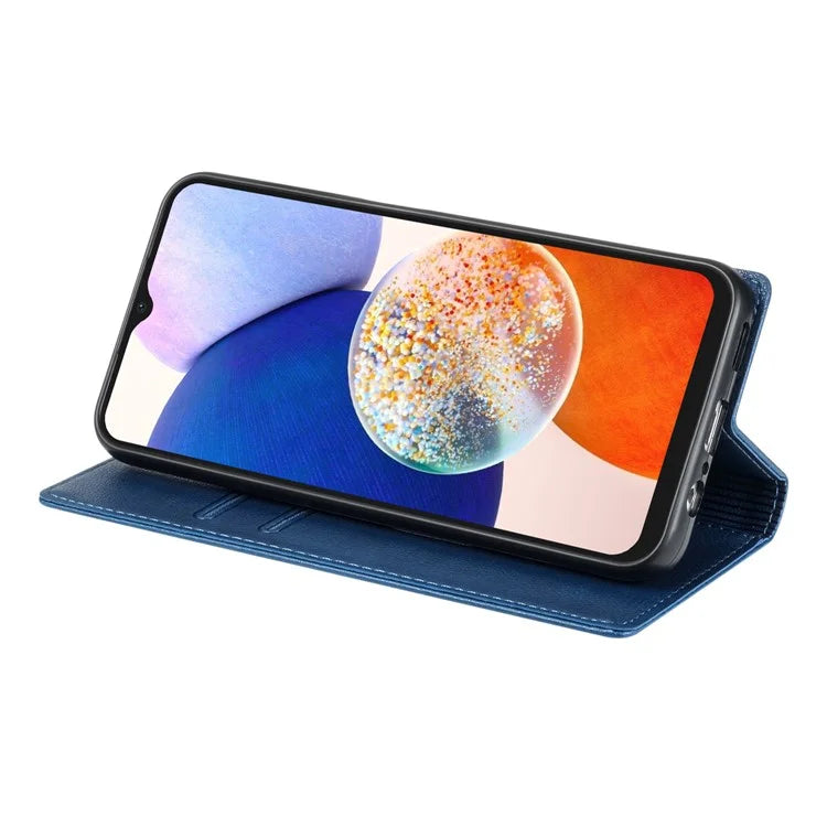 BKS-001 For Samsung Galaxy A14 5G / 4G Case Card Holder Wallet Phone Leather Cover