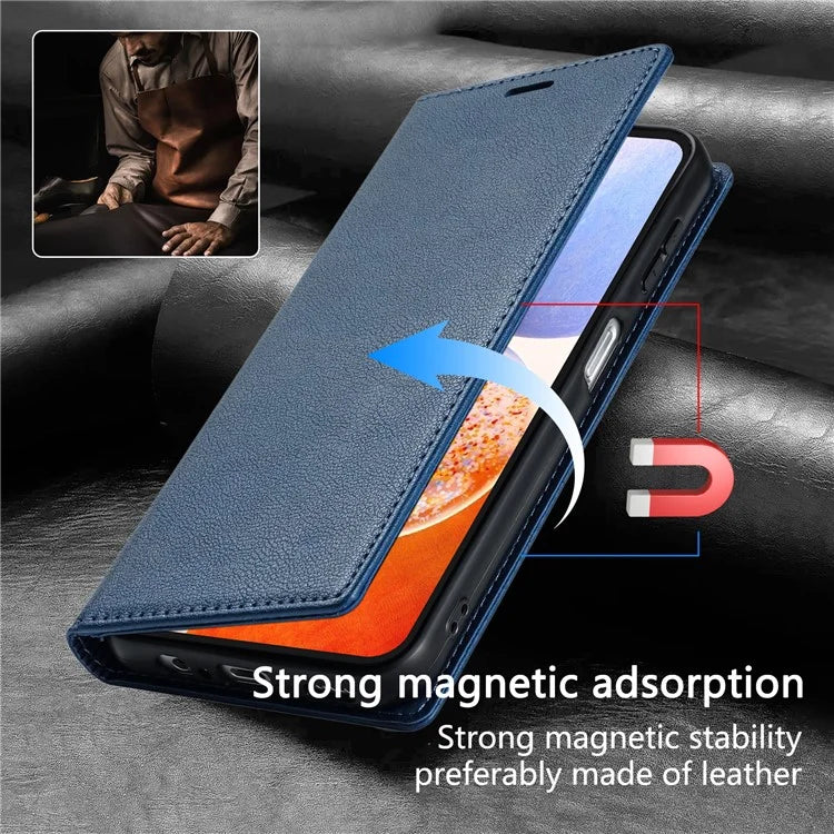 BKS-001 For Samsung Galaxy A14 5G / 4G Case Card Holder Wallet Phone Leather Cover