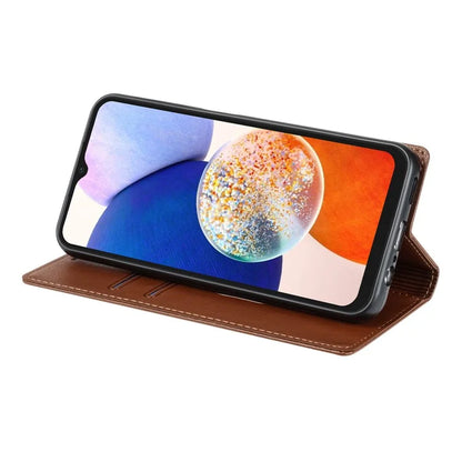 BKS-001 For Samsung Galaxy A14 5G / 4G Case Card Holder Wallet Phone Leather Cover
