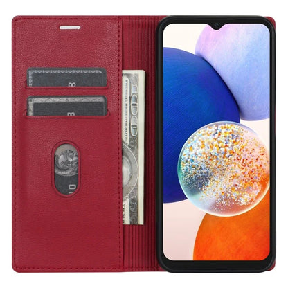 BKS-001 For Samsung Galaxy A14 5G / 4G Case Card Holder Wallet Phone Leather Cover