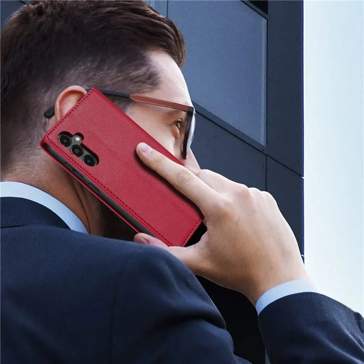 BKS-001 For Samsung Galaxy A14 5G / 4G Case Card Holder Wallet Phone Leather Cover