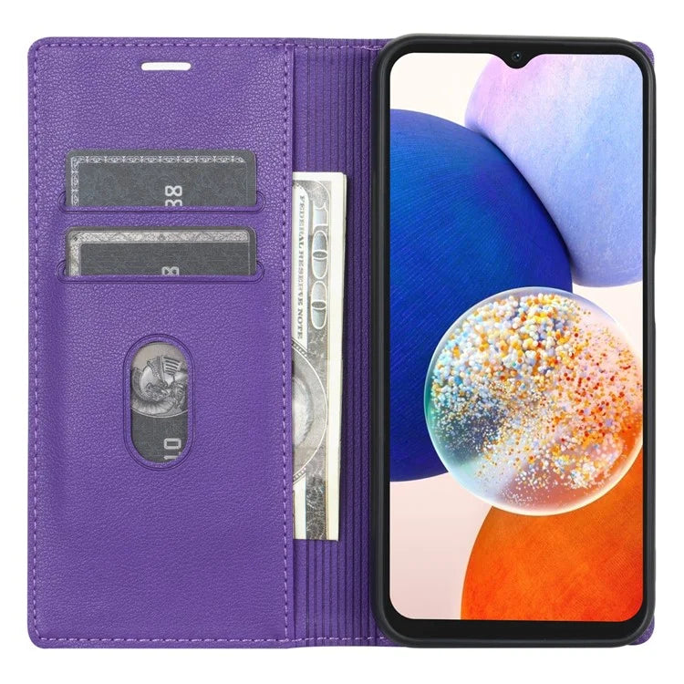 BKS-001 For Samsung Galaxy A14 5G / 4G Case Card Holder Wallet Phone Leather Cover