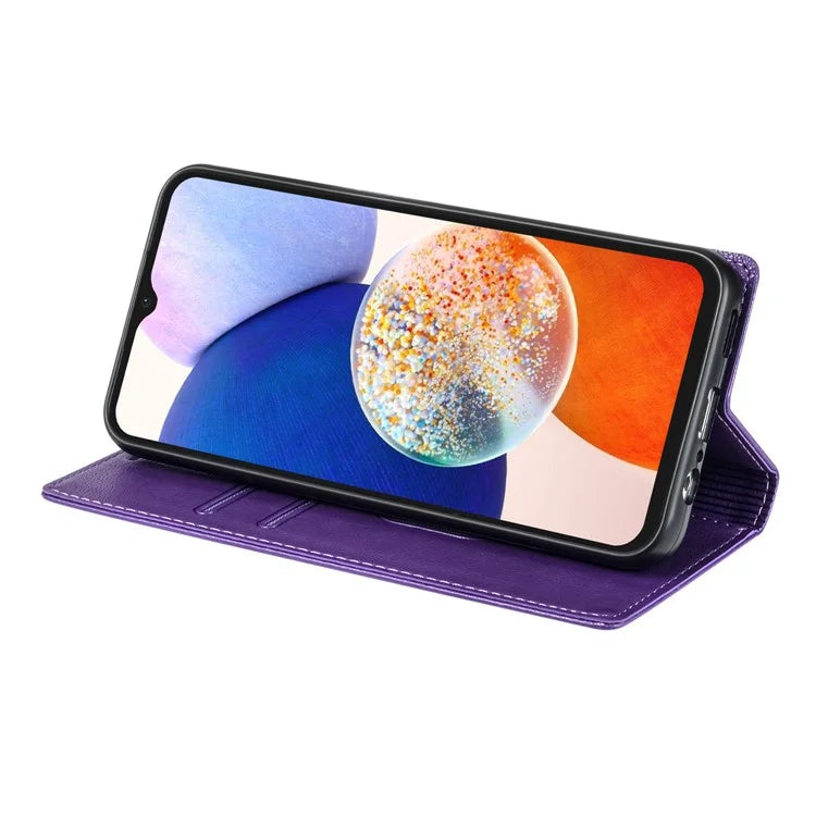 BKS-001 For Samsung Galaxy A14 5G / 4G Case Card Holder Wallet Phone Leather Cover