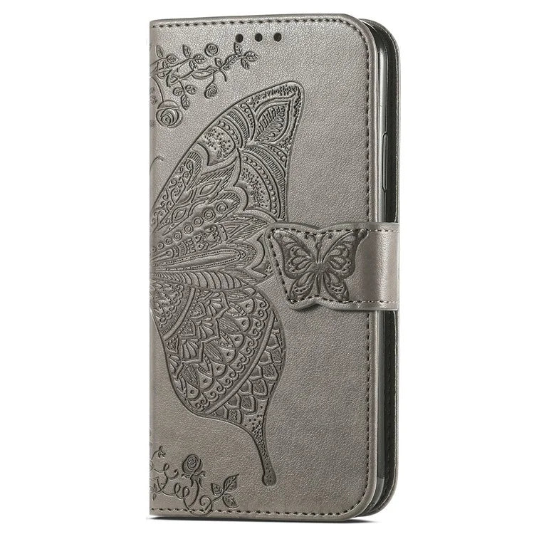 For Samsung Galaxy S24 Case Butterfly Pattern Leather Wallet Cover