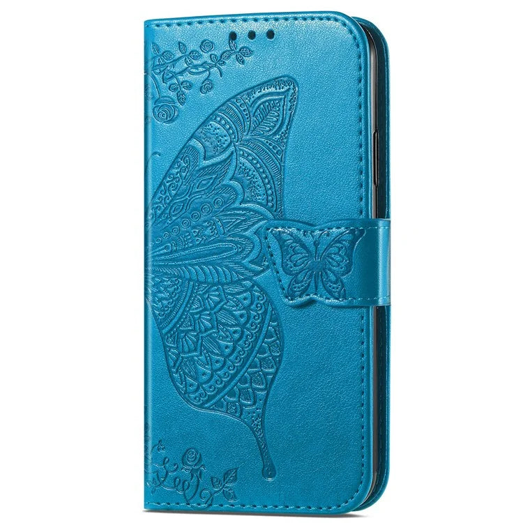 For Samsung Galaxy S24 Case Butterfly Pattern Leather Wallet Cover