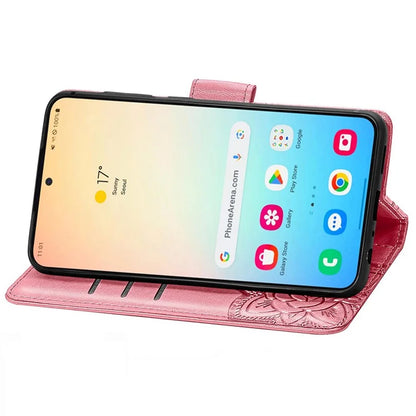 For Samsung Galaxy S24 Case Butterfly Pattern Leather Wallet Cover