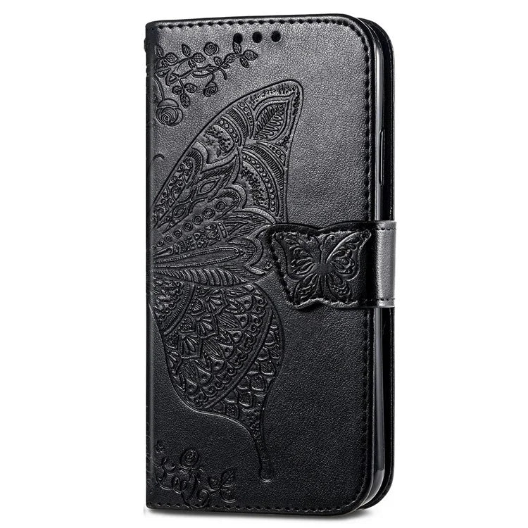 For Samsung Galaxy S24 Case Butterfly Pattern Leather Wallet Cover