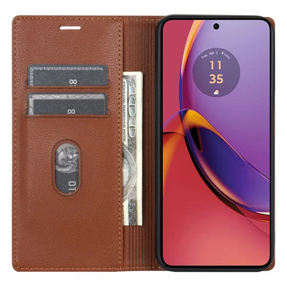 BKS-001 For Motorola Moto G84 5G Case Stand Wallet Folio Flip Phone Cover