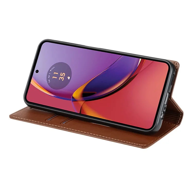 BKS-001 For Motorola Moto G84 5G Case Stand Wallet Folio Flip Phone Cover