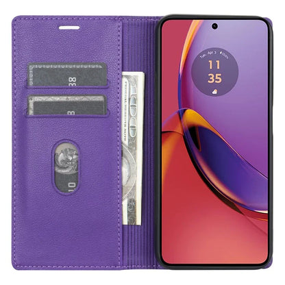 BKS-001 For Motorola Moto G84 5G Case Stand Wallet Folio Flip Phone Cover