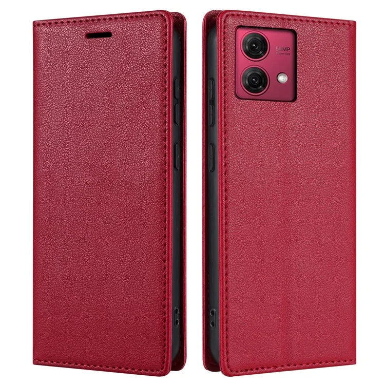 BKS-001 For Motorola Moto G84 5G Case Stand Wallet Folio Flip Phone Cover