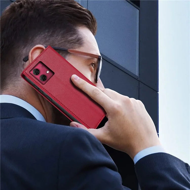 BKS-001 For Motorola Moto G84 5G Case Stand Wallet Folio Flip Phone Cover