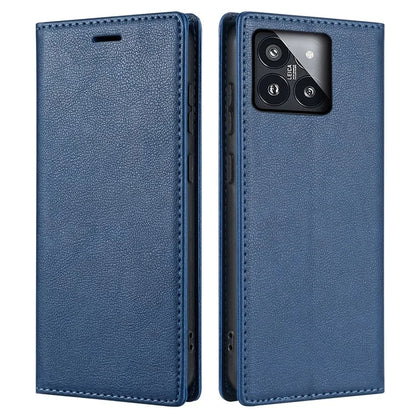 BKS-001 For Xiaomi 14 Pro Leather Case Shockproof Phone Cover with Wallet