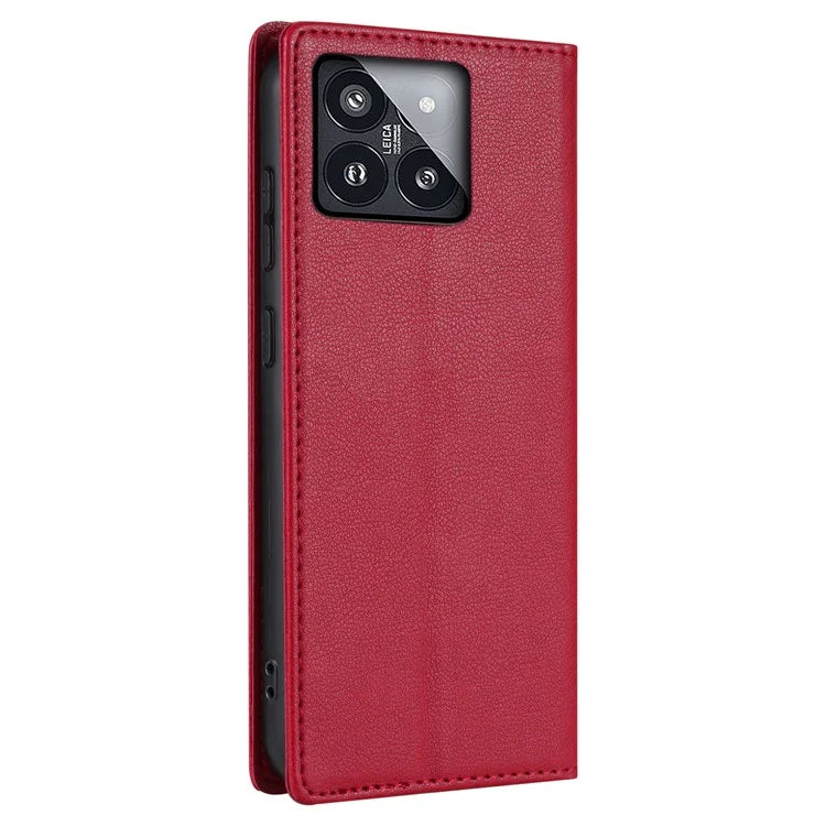 BKS-001 For Xiaomi 14 Pro Leather Case Shockproof Phone Cover with Wallet