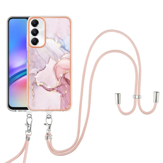 YB IMD Series-9 For Samsung Galaxy A05s 4G Cell Phone Case TPU Shock Absorbing Cover with Adjustable Lanyard
