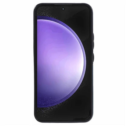 For Samsung Galaxy S23 FE Cell Phone Case RFID Blocking Retro PU+TPU Kickstand Cover