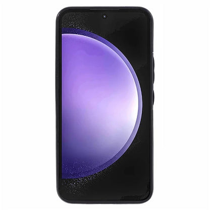 For Samsung Galaxy S23 FE Cell Phone Case RFID Blocking Retro PU+TPU Kickstand Cover