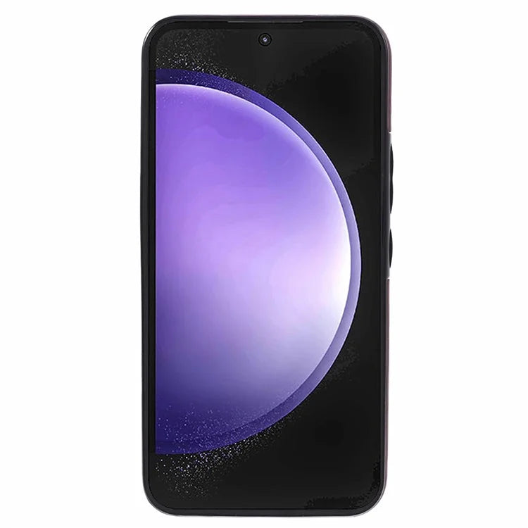 For Samsung Galaxy S23 FE Cell Phone Case RFID Blocking Retro PU+TPU Kickstand Cover