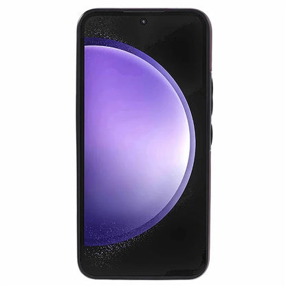 For Samsung Galaxy S23 FE Cell Phone Case RFID Blocking Retro PU+TPU Kickstand Cover
