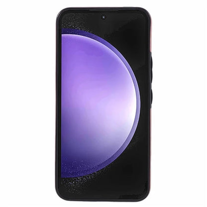 For Samsung Galaxy S23 FE Cell Phone Case RFID Blocking Retro PU+TPU Kickstand Cover