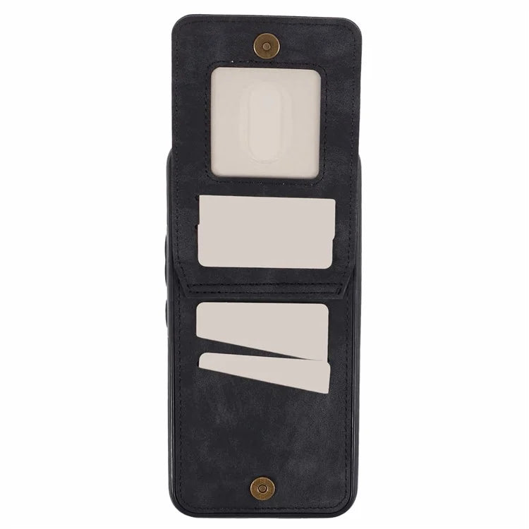 For Samsung Galaxy A14 5G /  A14 4G Case Retro PU+TPU Zippered Wallet Phone Cover