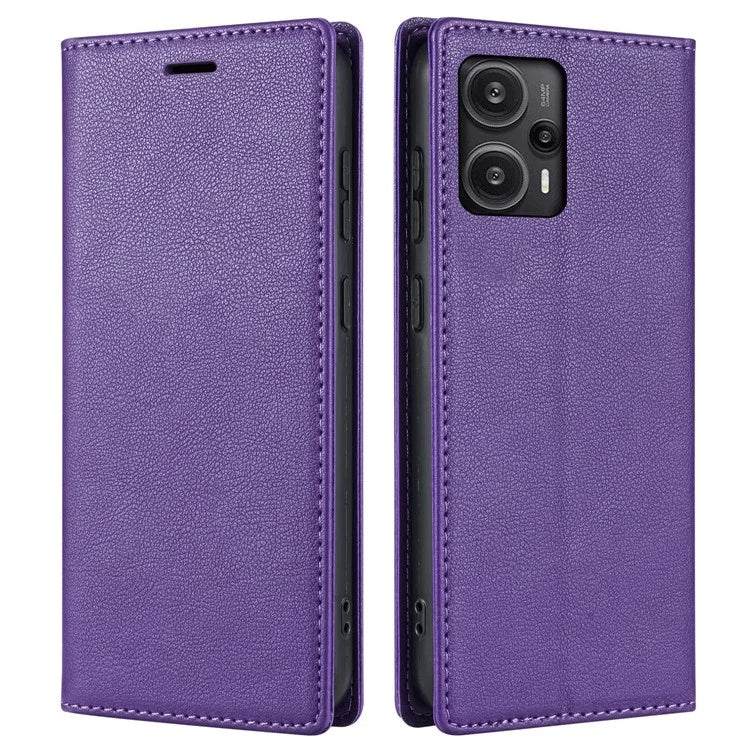 BKS-001 For Xiaomi Redmi Note 12 Turbo / Poco F5 5G Case PU Leather Wallet Mobile Phone Cover