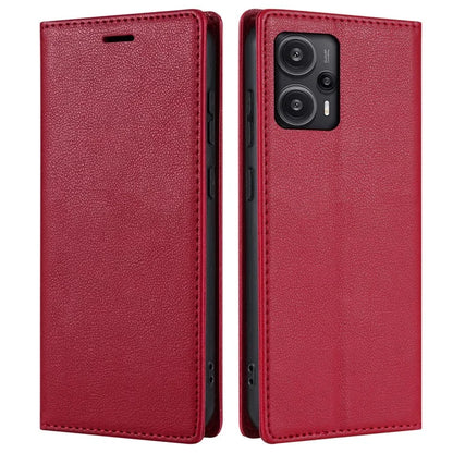 BKS-001 For Xiaomi Redmi Note 12 Turbo / Poco F5 5G Case PU Leather Wallet Mobile Phone Cover